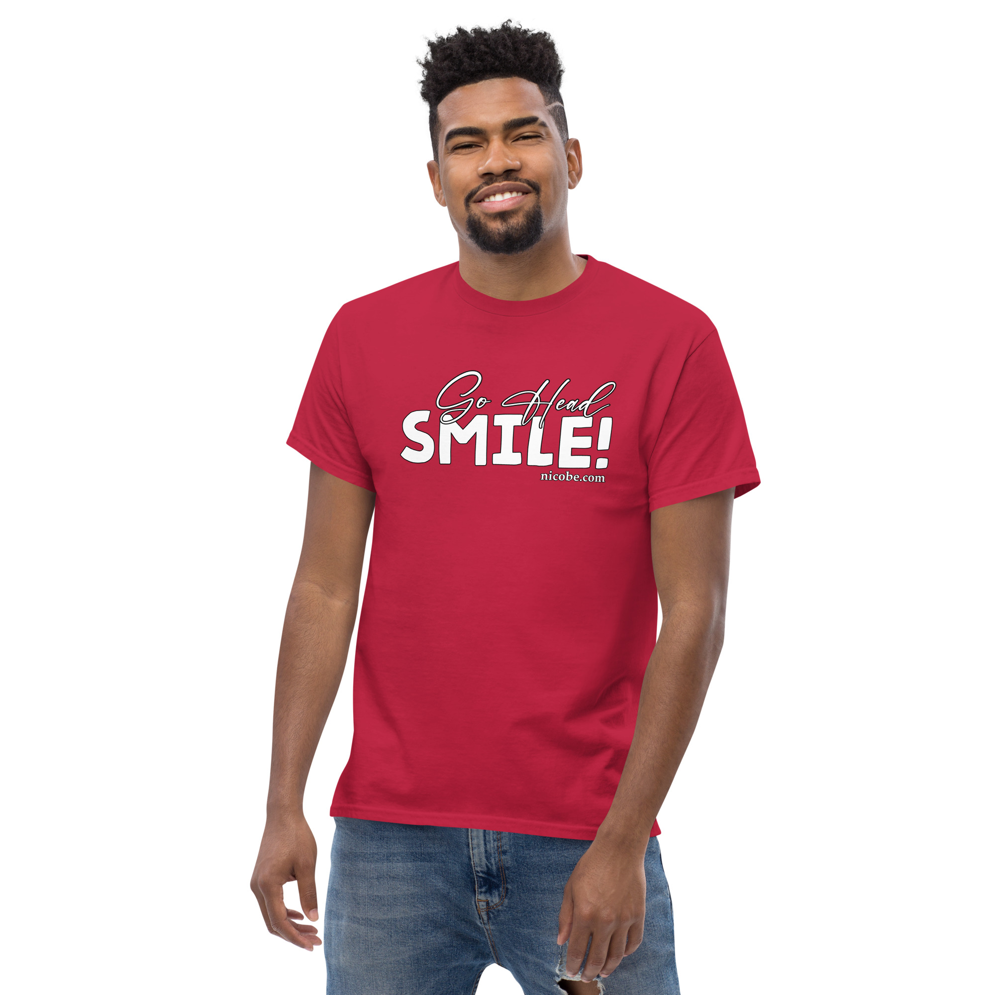 All go head smile unisex classic funniest and best tee shirt ever near me - Image 21