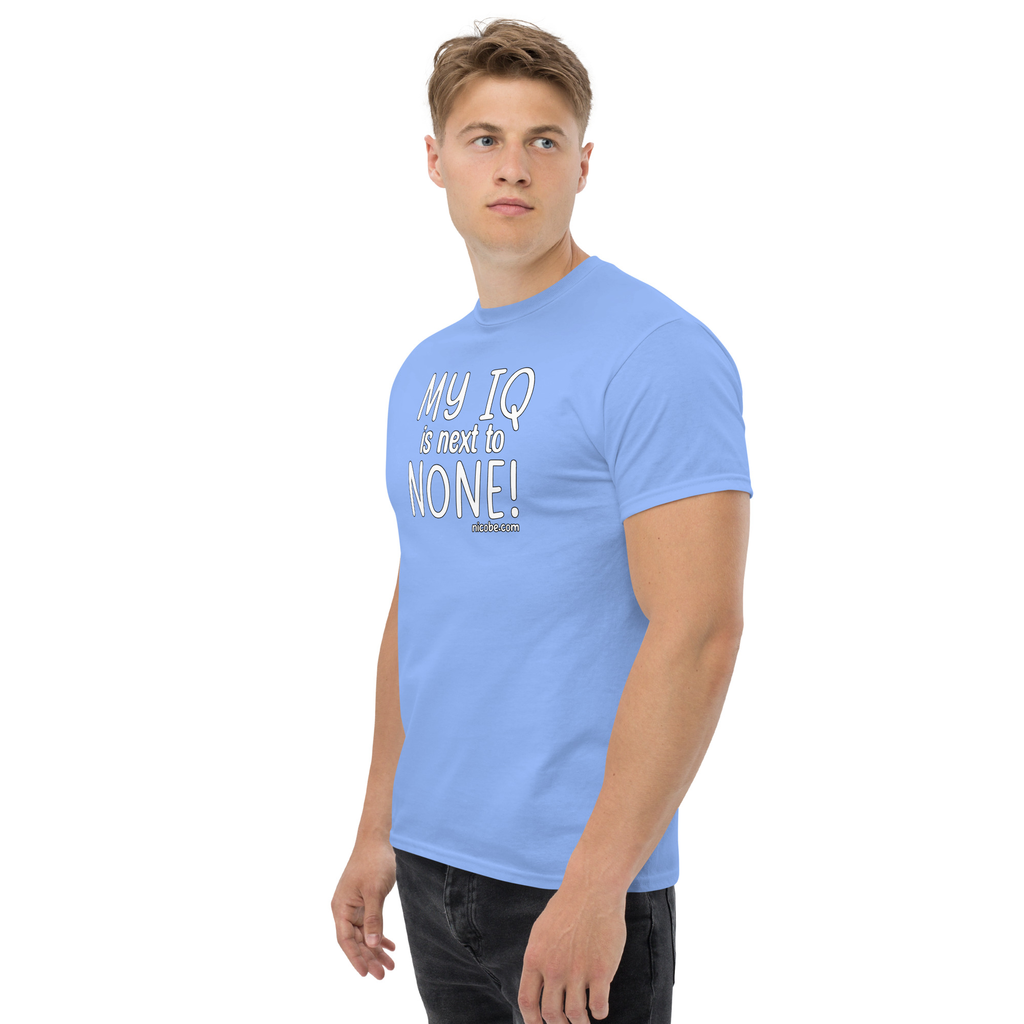 1. An IQ next to none Unisex classic funny t shirt - Image 20