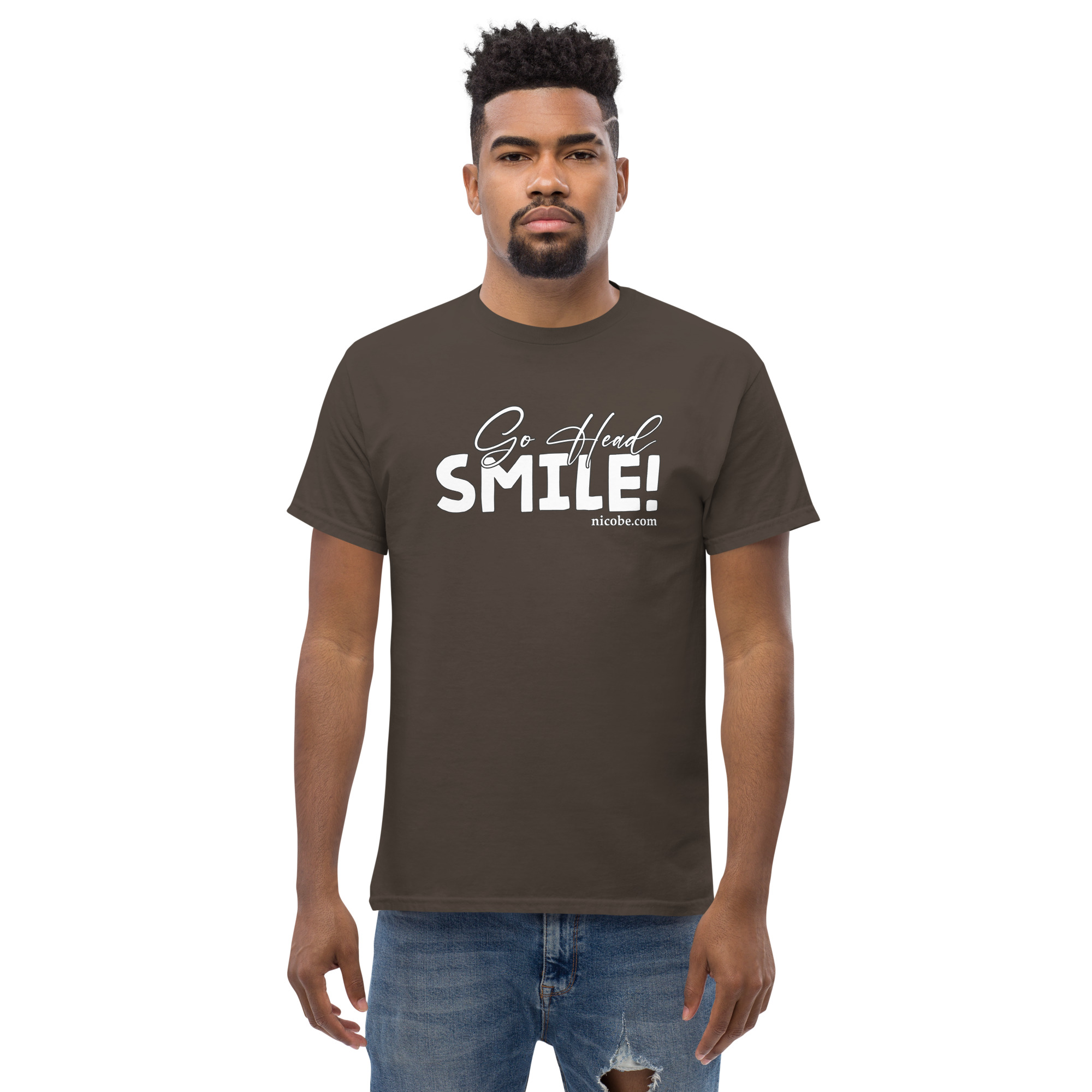 All go head smile unisex classic funniest and best tee shirt ever near me - Image 17