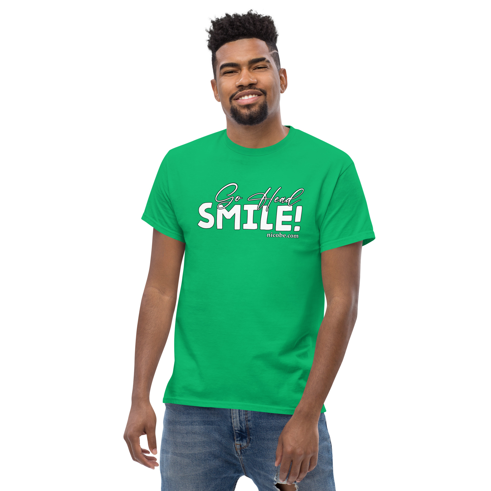 All go head smile unisex classic funniest and best tee shirt ever near me