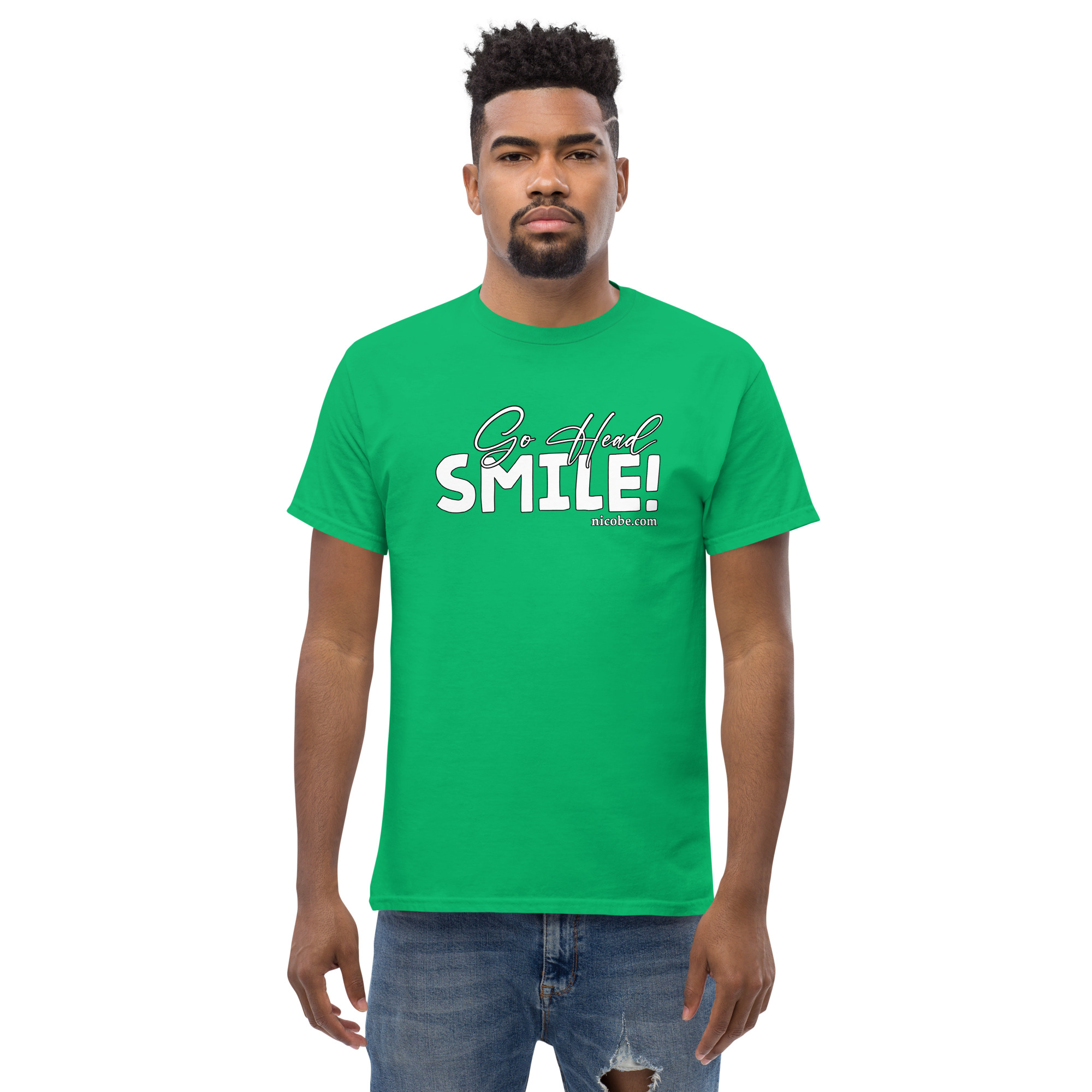 All go head smile unisex classic funniest and best tee shirt ever near me - Image 38