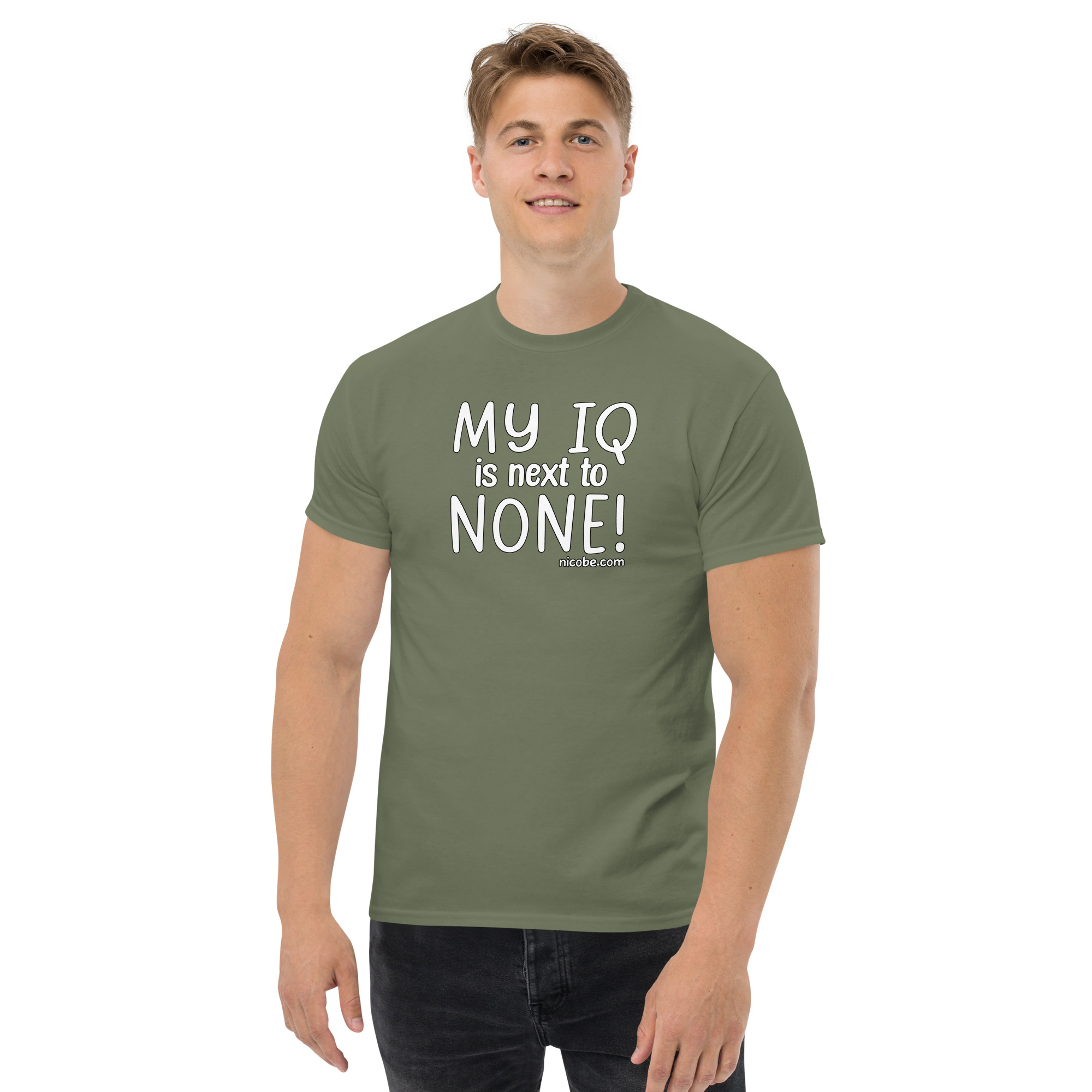 1. An IQ next to none Unisex classic funny t shirt - Image 15