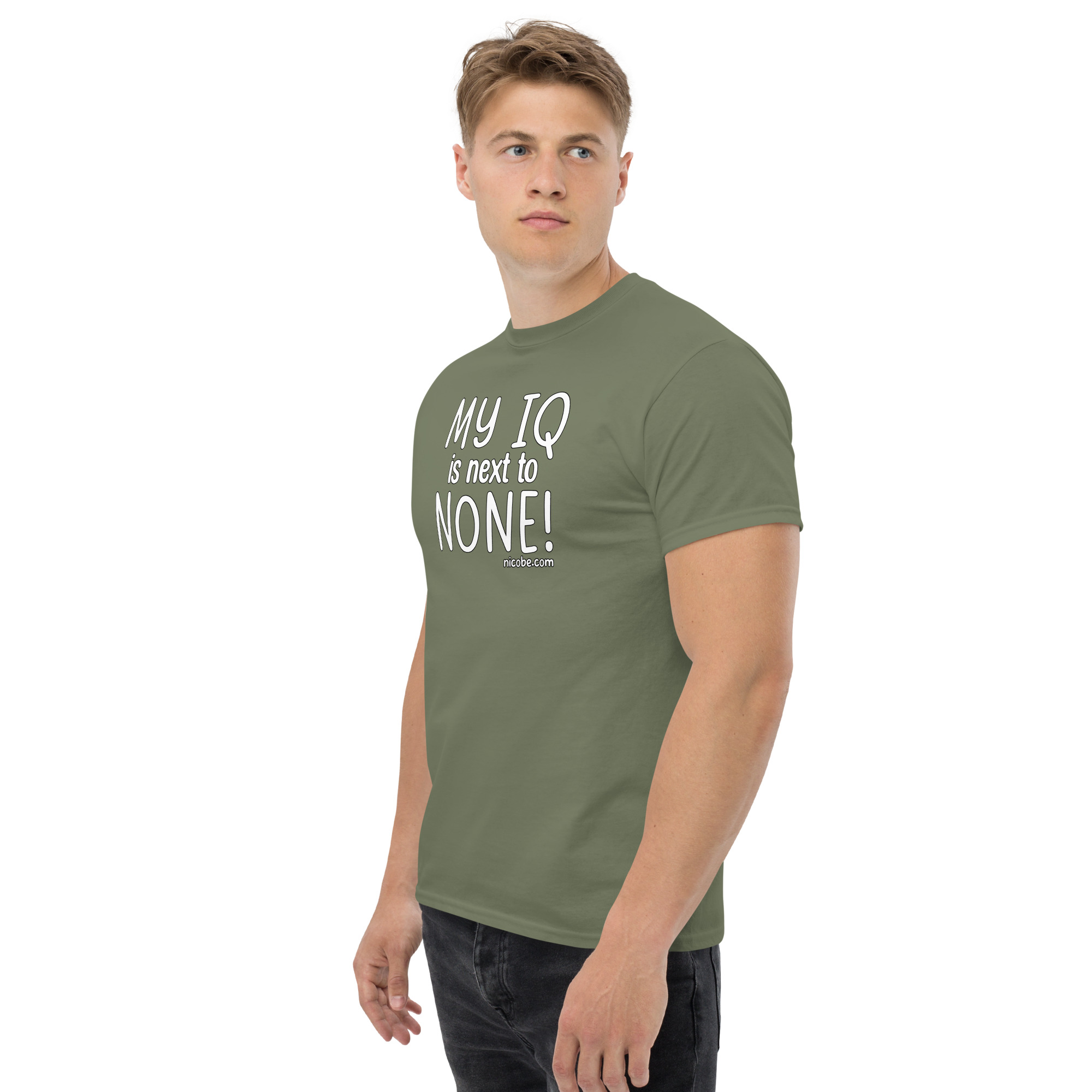 1. An IQ next to none Unisex classic funny t shirt - Image 16