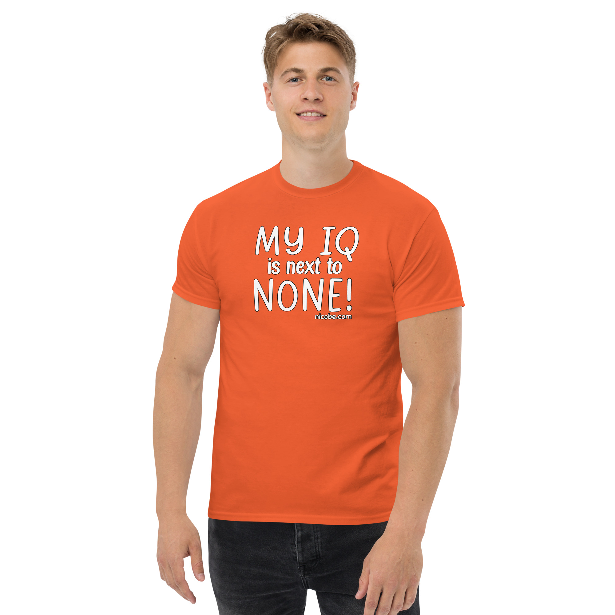 1. An IQ next to none Unisex classic funny t shirt - Image 17
