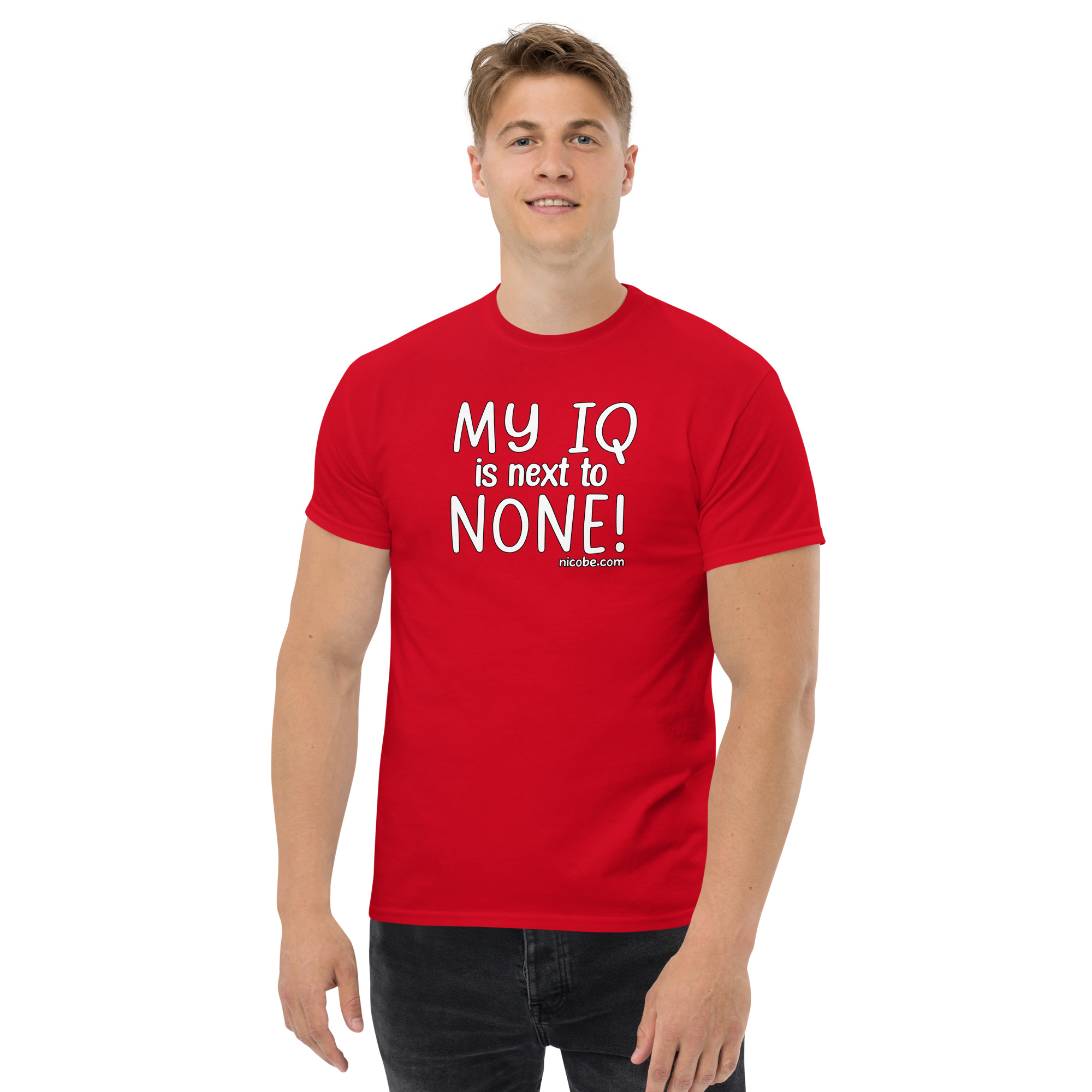 1. An IQ next to none Unisex classic funny t shirt - Image 10