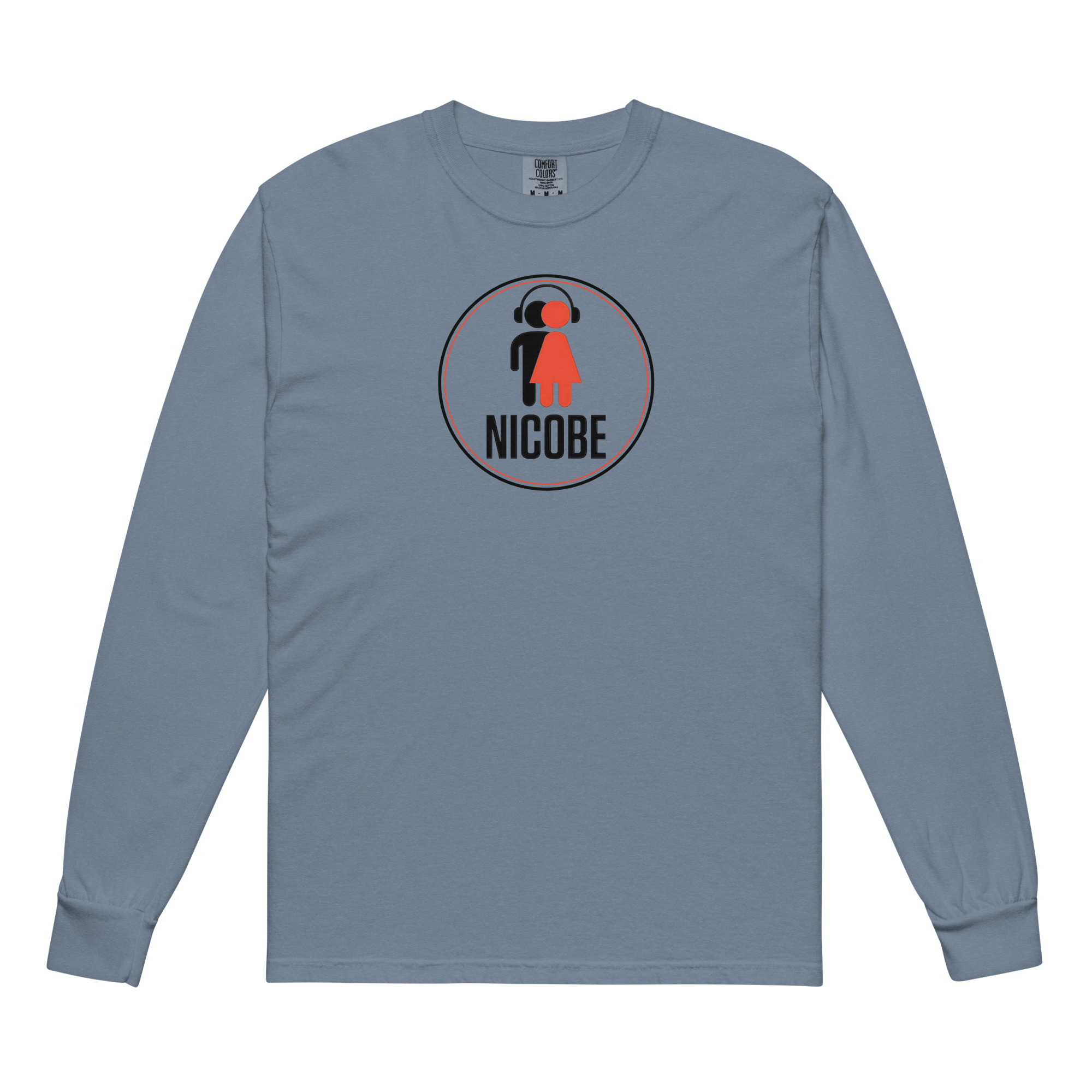 NICOBE Garment-dyed heavyweight long-sleeve shirt - Image 4