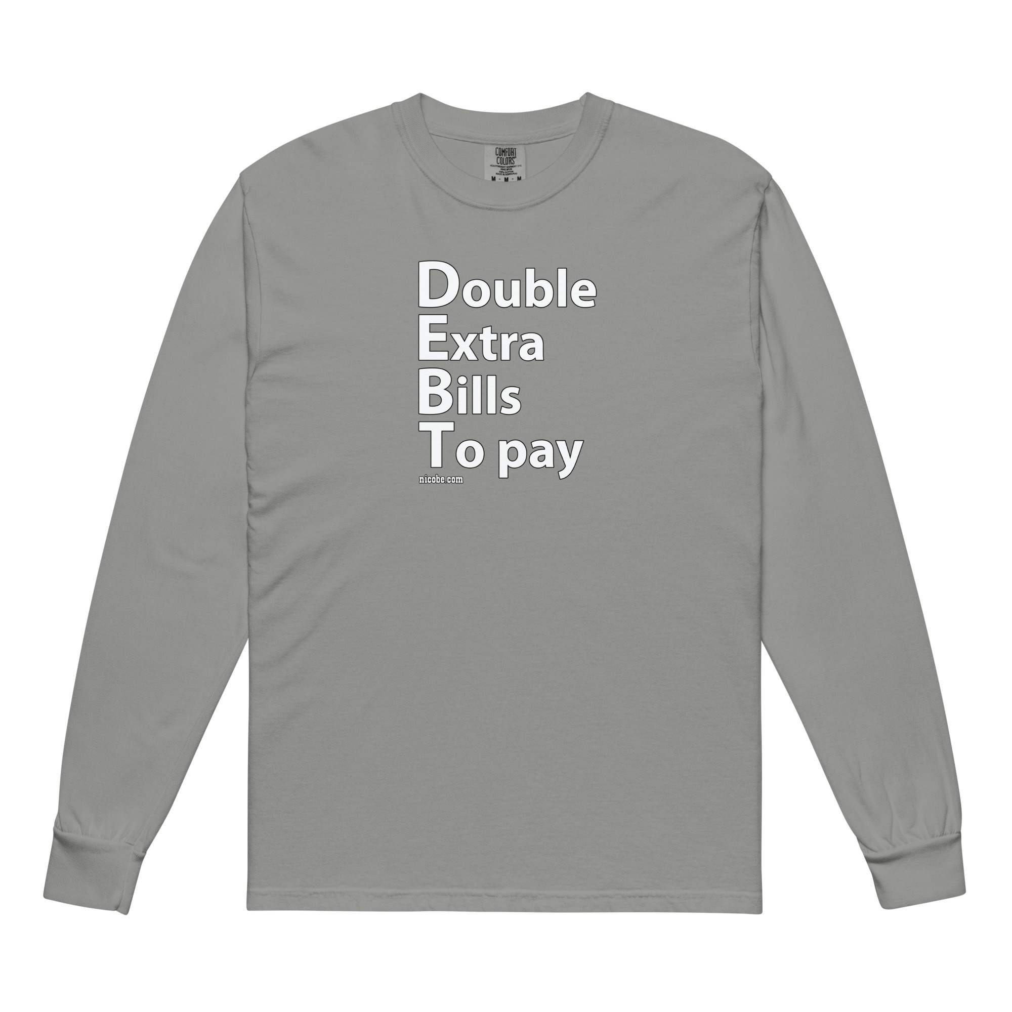 Double Bille to pay Garment-dyed heavyweight long-sleeve shirt - Image 9