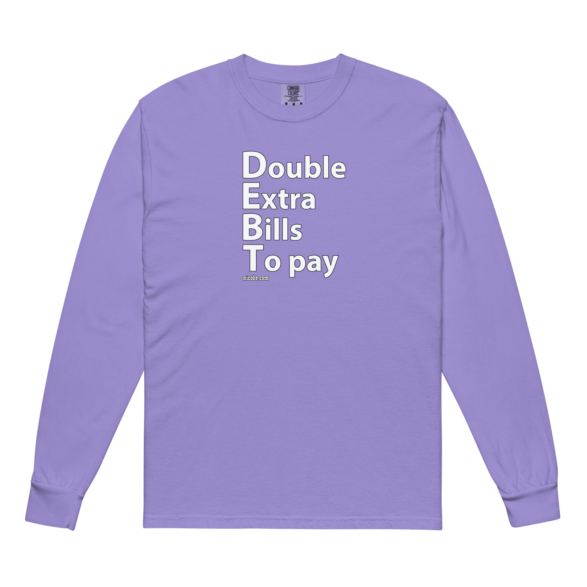 Double Bille to pay Garment-dyed heavyweight long-sleeve shirt - Image 11