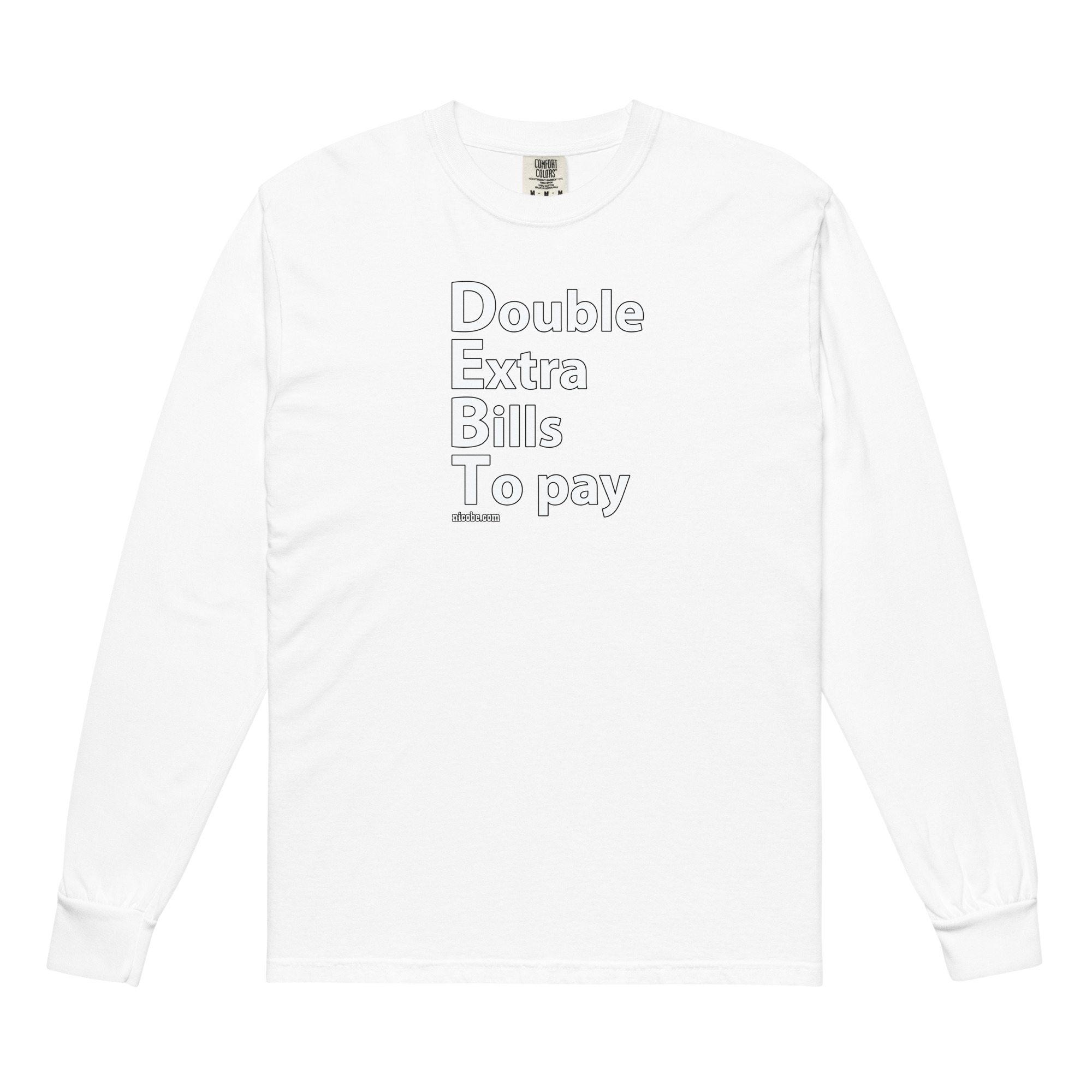 Double Bille to pay Garment-dyed heavyweight long-sleeve shirt - Image 13