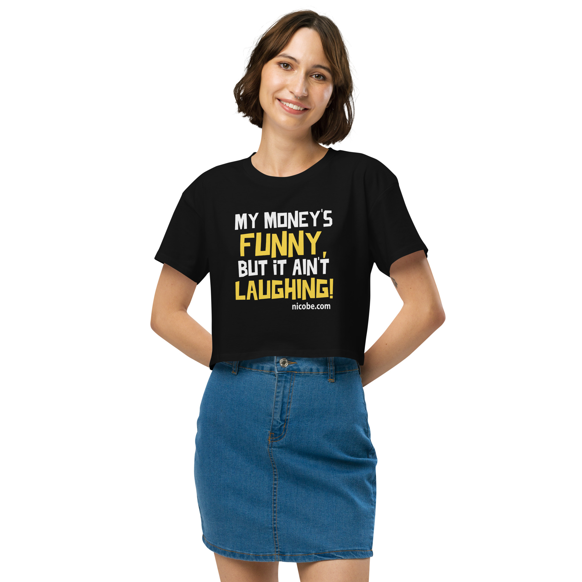 Funny Money Women’s crop top