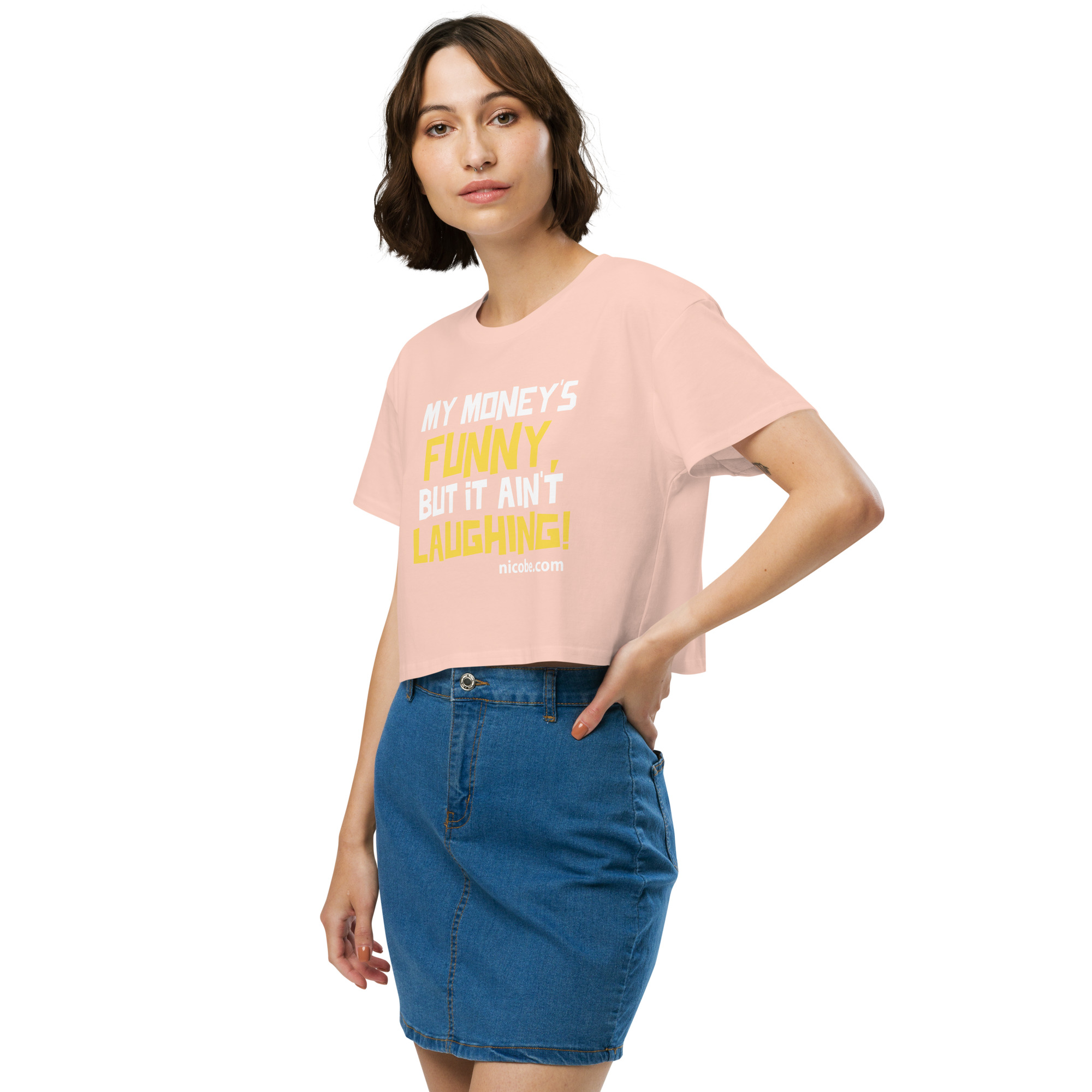 Funny Money Women’s crop top - Image 19