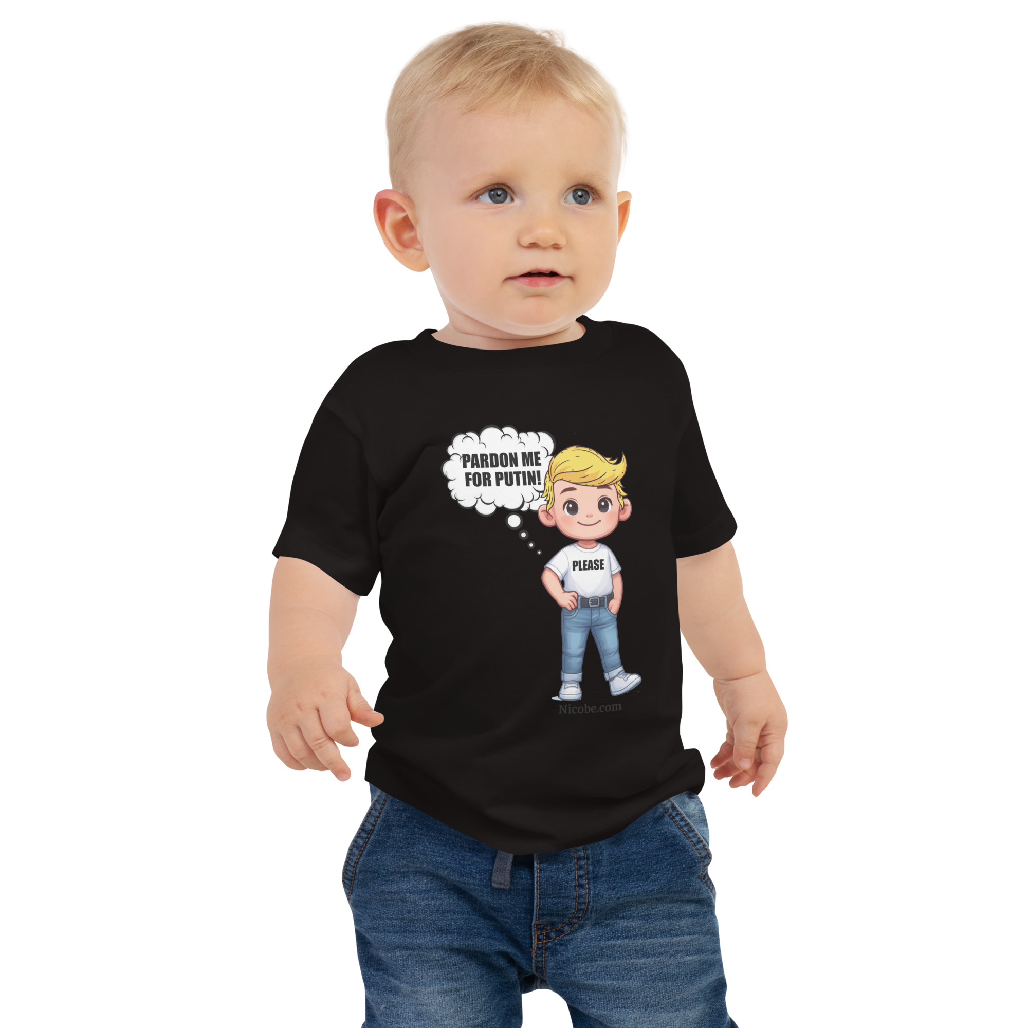 Ah pardon me for Putin Baby Jersey Short Sleeve funniest and best Tee shirt ever near me - Image 2