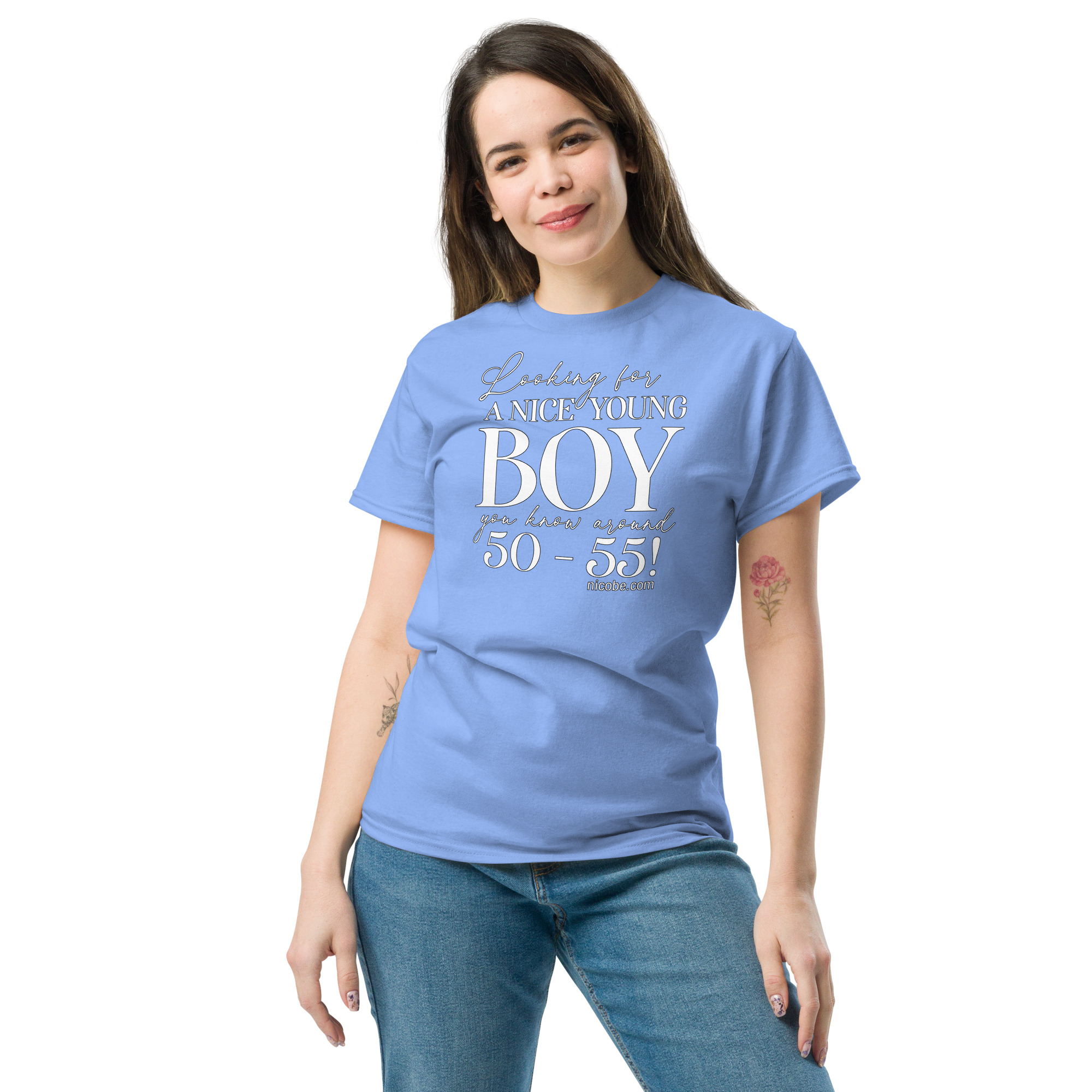 Carolina blue, funniest senior mature sayings, best anti crime funniest sayings and best jokes cool crazy quotes unisex 100% cotton t shirts by woq.vux.mybluehost.me