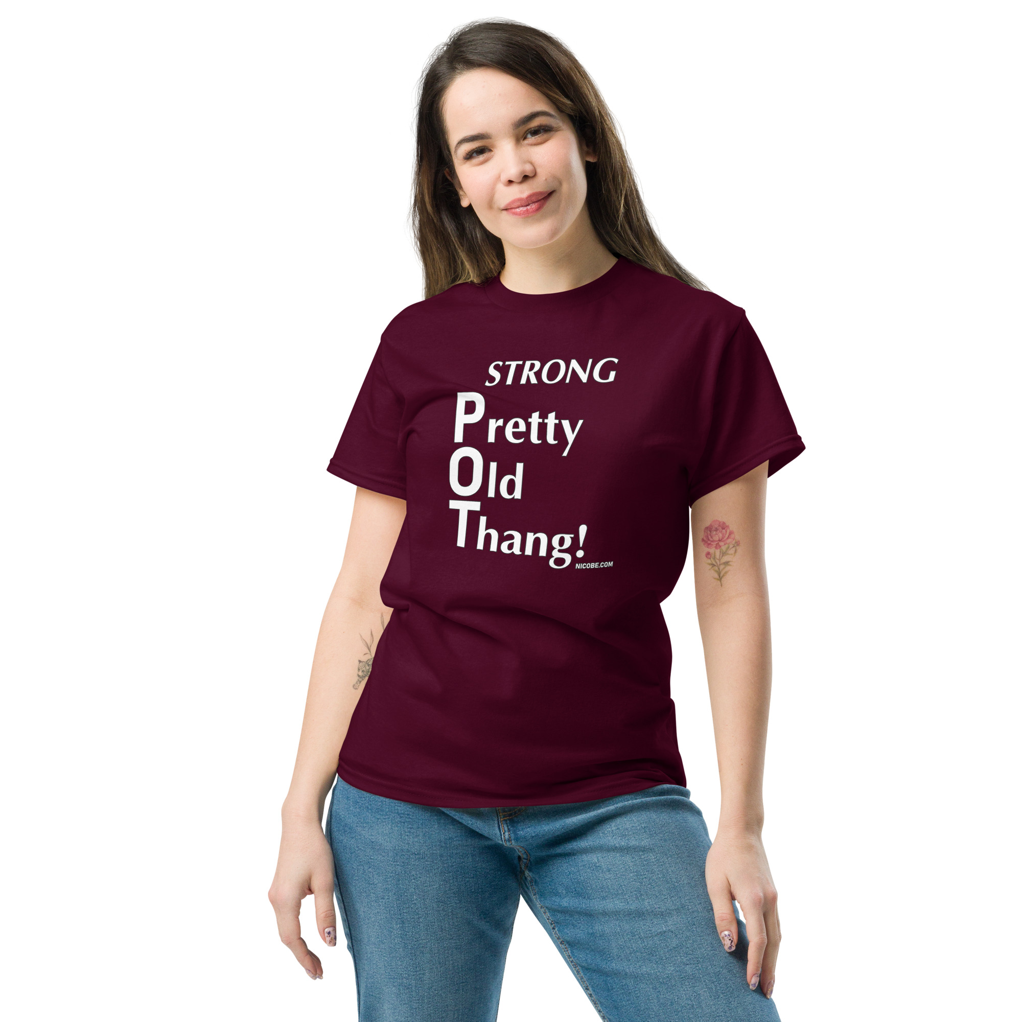 maroon, funniest senior mature sayings, best anti crime funniest sayings and best jokes cool crazy quotes unisex 100% cotton t shirts by woq.vux.mybluehost.me