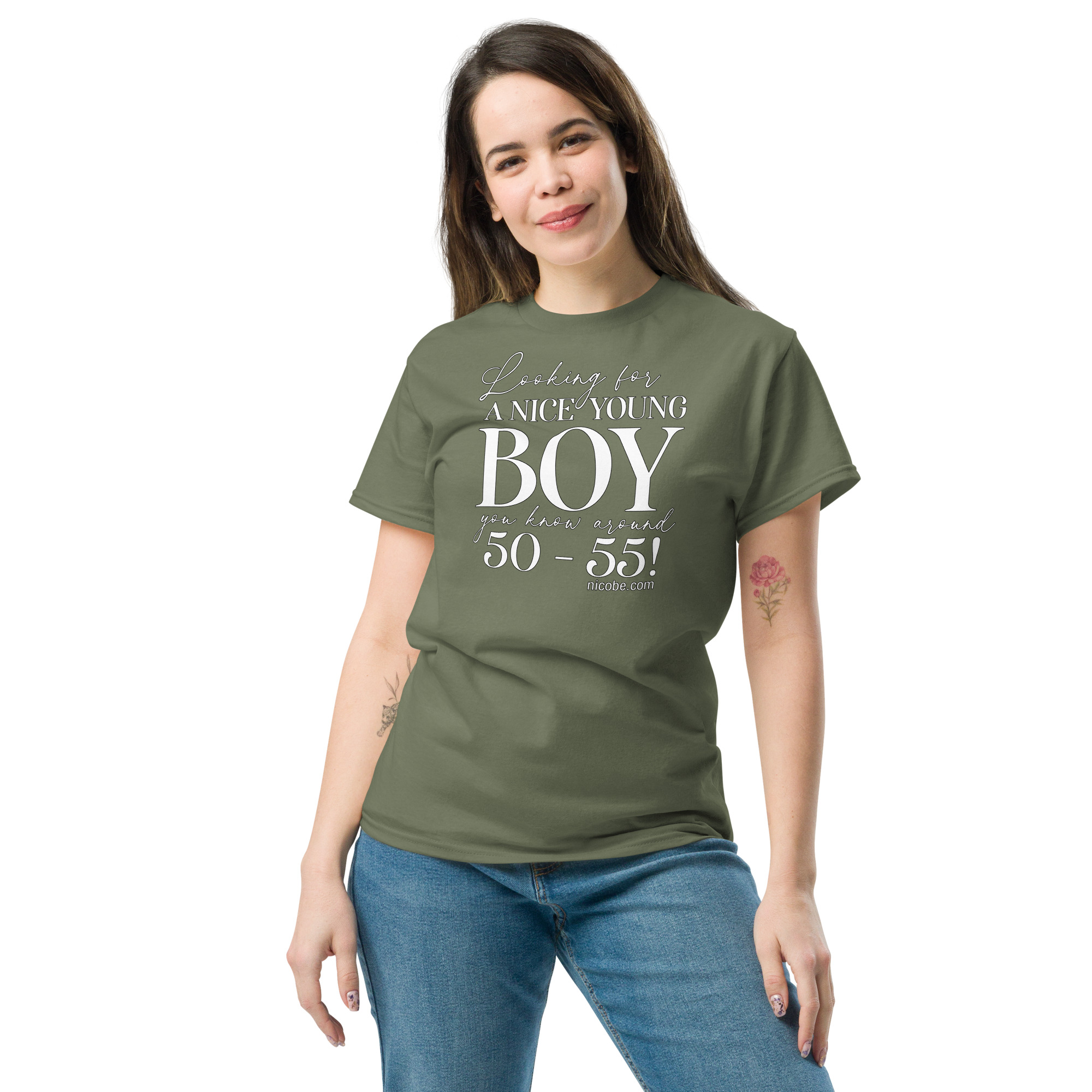 military green, funniest senior mature sayings, best anti crime funniest sayings and best jokes cool crazy quotes unisex 100% cotton t shirts by woq.vux.mybluehost.me