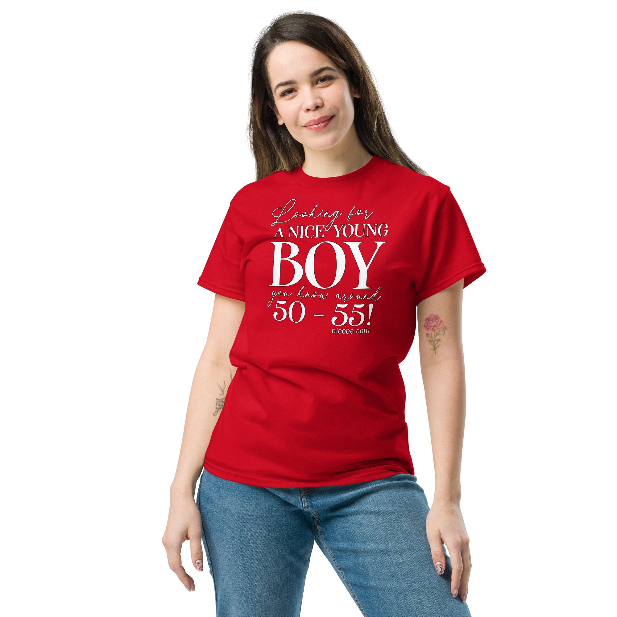 red, funniest senior mature sayings, best anti crime funniest sayings and best jokes cool crazy quotes unisex 100% cotton t shirts by woq.vux.mybluehost.me