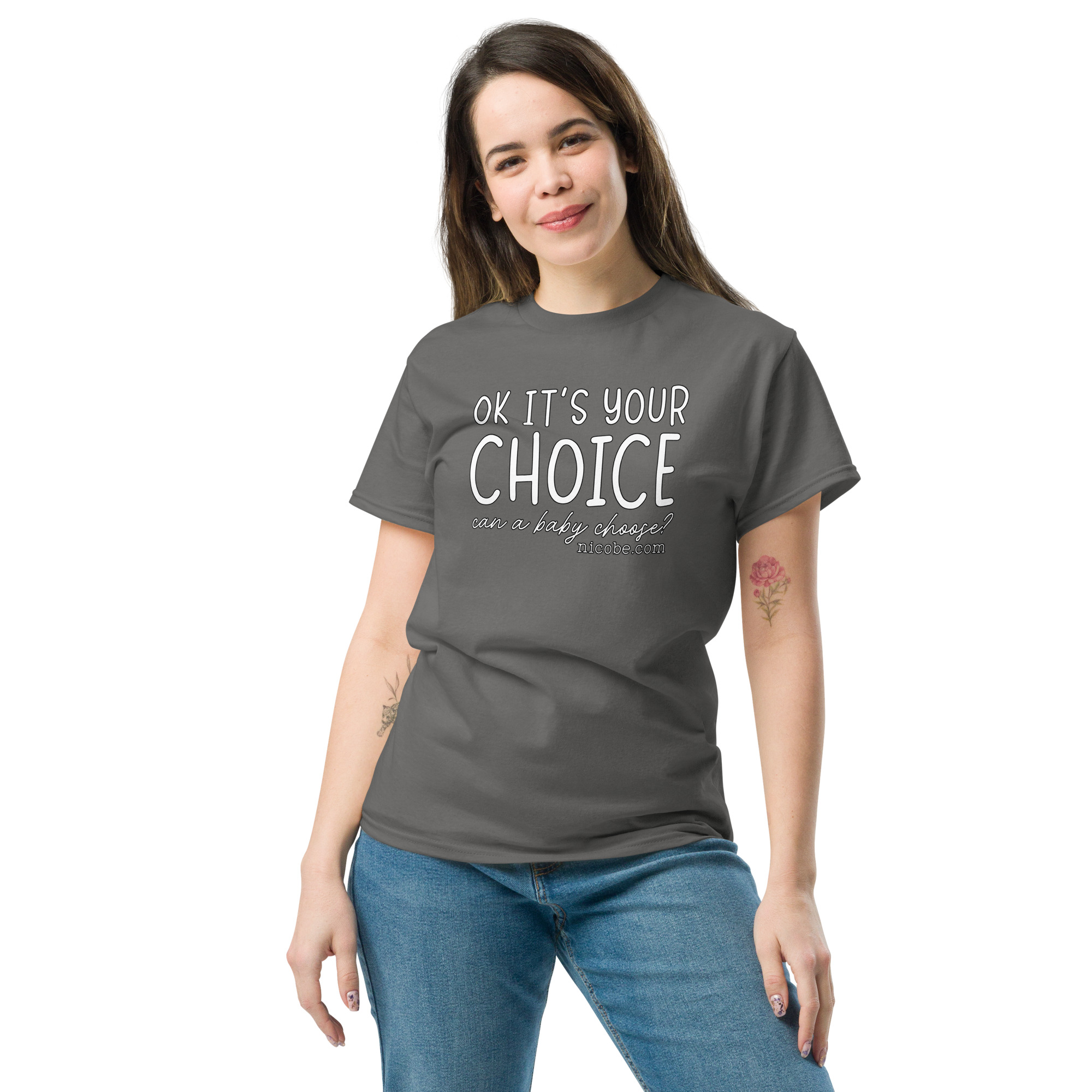 charcoal, best pro life choice saying quote men women t shirt.jpg
