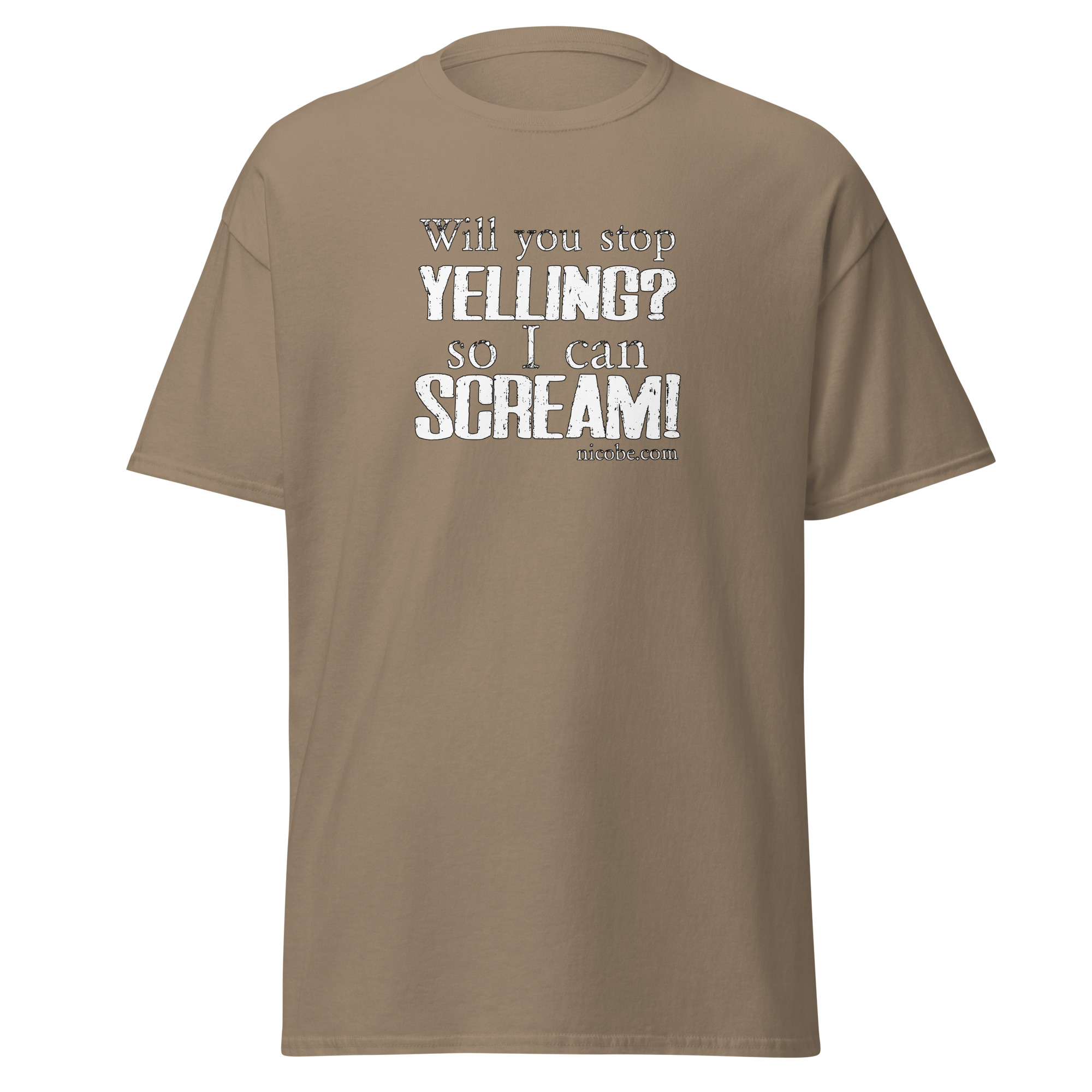 brown Savana, best funniest sarcasm yelling screaming saying quote men women cotton t shirt.jpg